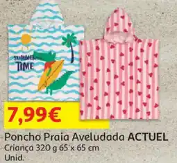 Auchan Poncho Praia Aveludada ACTUEL promoção