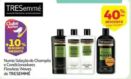 Auchan Numa Seleção de Champôs e Condicionadores Flawless Waves de TRESEMMÉ promoção