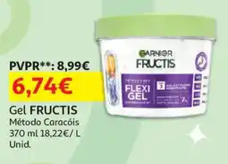 Auchan Gel FRUCTIS Método Caracóis promoção