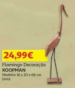 Auchan Flamingo Decoração KOOPMAN promoção