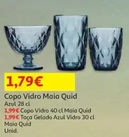 Auchan Copo Vidro Maia Quid promoção
