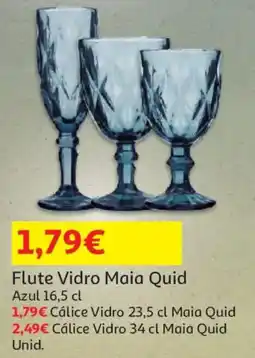 Auchan Flute Vidro Maia Quid promoção