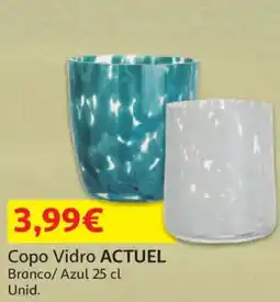 Auchan Copo Vidro ACTUEL promoção