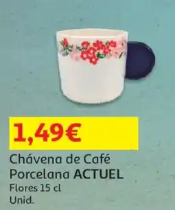 Auchan Chávena de Café Porcelana ACTUEL Flores promoção