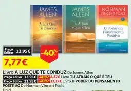 Auchan Livro A LUZ QUE TE CONDUZ De James Allen promoção