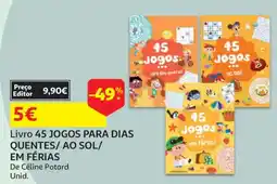 Auchan Livro 45 JOGOS PARA DIAS QUENTES/AO SOL/ EM FÉRIAS De Céline Potard Unid. promoção