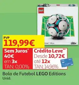 Auchan Bola de Futebol LEGO Editions promoção