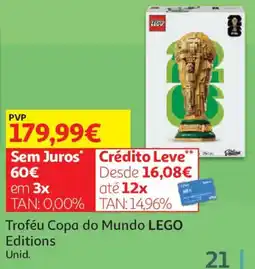 Auchan Troféu Copa do Mundo LEGO promoção