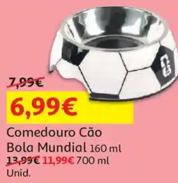 Auchan Comedouro Cão Bola Mundial promoção