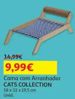 Auchan Cama com Arranhador CATS COLLECTION promoção