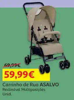 Auchan Carrinho de Rua ASALVO Reclinável Multiposições promoção