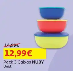 Auchan Pack 3 Caixas NUBY promoção