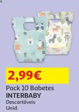 Auchan Pack 10 Babetes INTERBABY promoção