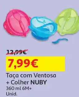 Auchan Taça com Ventosa + Colher NUBY promoção