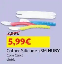 Auchan Colher Silicone +3M NUBY promoção