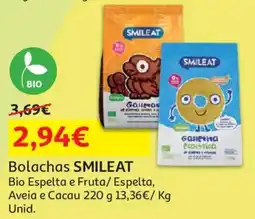 Auchan Bolachas SMILEAT promoção