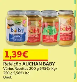 Auchan Refeição AUCHAN BABY Várias Receitas promoção