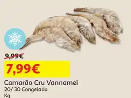 Auchan Camarão Cru Vannamei 20/30 Congelado promoção