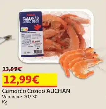 Auchan Camarão Cozido AUCHAN promoção