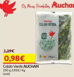 Auchan Caldo Verde AUCHAN promoção