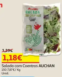 Auchan Salada com Coentros AUCHAN promoção