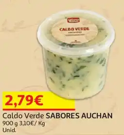 Auchan Caldo Verde SABORES AUCHAN promoção