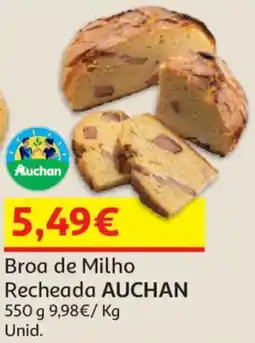 Auchan Broa de Milho Recheada AUCHAN promoção