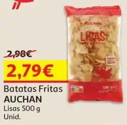 Auchan Batatas Fritas AUCHAN Lisas promoção