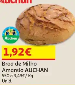 Auchan Broa de Milho Amarelo AUCHAN promoção