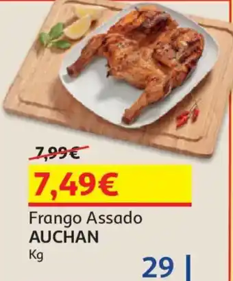 Auchan Frango Assado AUCHAN promoção