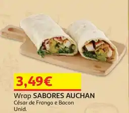 Auchan Wrap SABORES AUCHAN promoção