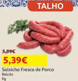 Auchan Salsicha Fresca de Porco Balcão promoção