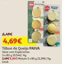Auchan Tábua de Queijo PAIVA promoção
