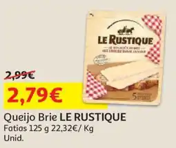 Auchan Queijo Brie LE RUSTIQUE Fatias promoção