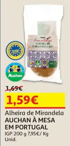 Auchan Alheira de Mirandela AUCHAN À MESA EM PORTUGAL promoção