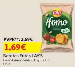 Auchan Batatas Fritas LAY'S promoção