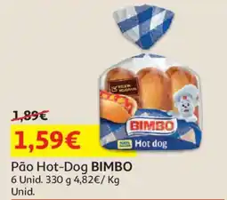 Auchan Pão Hot-Dog BIMBO promoção