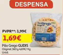 Auchan Pão Grego GUDIS Original promoção