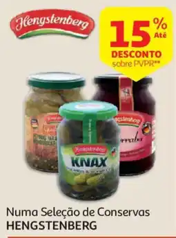 Auchan Numa Seleção de Conservas HENGSTENBERG promoção