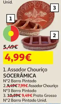 Auchan Assador Chouriço SOCERÂMICA promoção