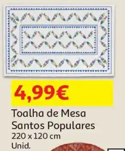 Auchan Toalha de Mesa Santos Populares 220x120 cm promoção