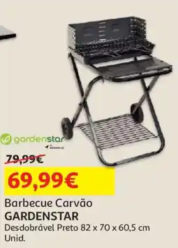 Auchan Barbecue Carvão GARDENSTAR promoção
