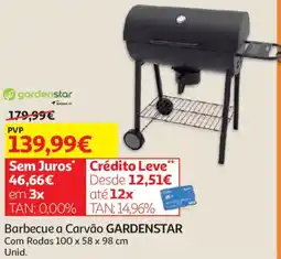 Auchan Barbecue a Carvão GARDENSTAR promoção