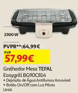 Auchan Grelhador Mesa TEFAL Easygrill BG90C814 promoção
