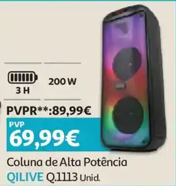 Auchan Coluna de Alta Potência promoção