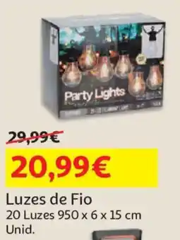 Auchan Luzes de Fio promoção