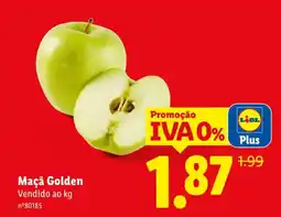 Lidl Maçã Golden promoção