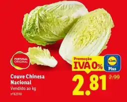 Lidl Couve Chinesa Nacional promoção