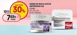 Intermarché Creme de rosto active antirrugas dia L'Oréal promoção
