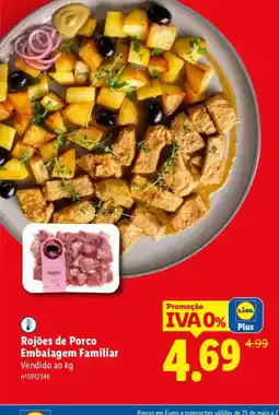 Lidl Rojões de Porco Embalagem Familiar promoção
